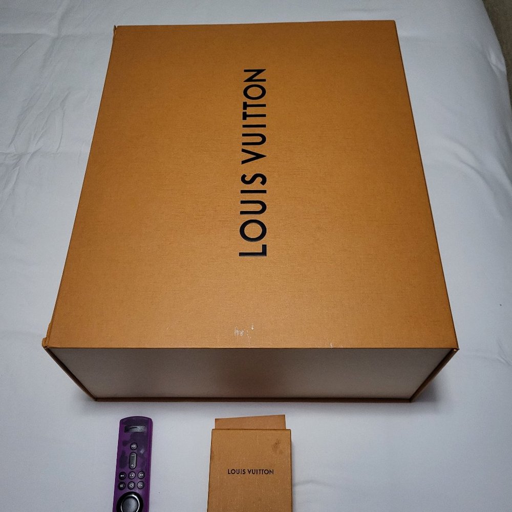 Louis Vuitton Extra Large Magnetic Gift / Purse Storage Box (15”L x12.5Dx 7.5H)